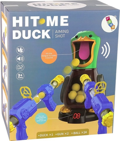 Loja elektronike Arcade Game Hungry Duck, target shooting, me drita, shumëngjyrëshe