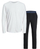 Pizhame Jack & Jones JAC, të bardha/zeza