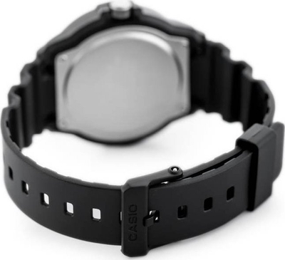 Orë dore Casio MRW-200H-2B, sportive, quartz, e zezë me blu