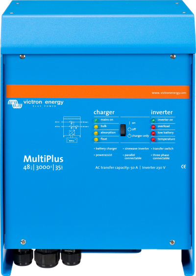 Inverter karikues Victron MultiPlus 48/5000/70-100, 48V, 5000VA, blu
