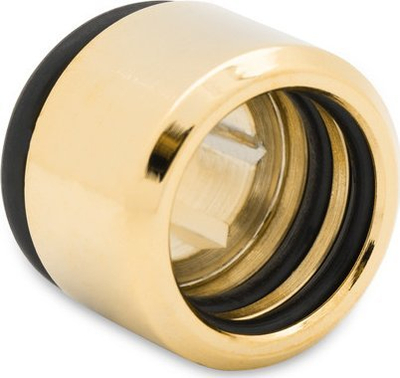 Lidhës push in EKWB EK Quantum Torque Micro HDP 12, për tuba të fortë 12mm, ngjyrë ari