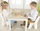 Tabelë loje Masterkidz Wooden Shape Sorter, shumëngjyrëshe