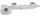 Сифон за кујнски мијалник Wirquin Space Saving, 1 1/2" x 40mm, влез за машина за садови, бел