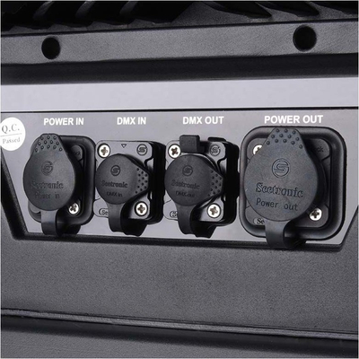 Транспортен куфер Evolights Case, за 4 LED Wall Washer, со тркала, црн