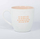 Филџан порцелански THUMBS up All You Need Is Love, 0.25L, бел