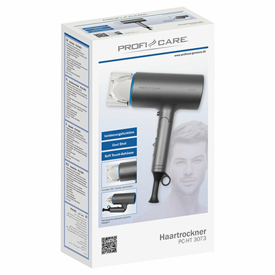 Tharëse flokësh kompakte ProfiCare HT 3073 BL