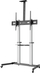 Karrocë TV Manhattan Trolley Mount Stand, për ekrane deri 100", alumini, e zezë