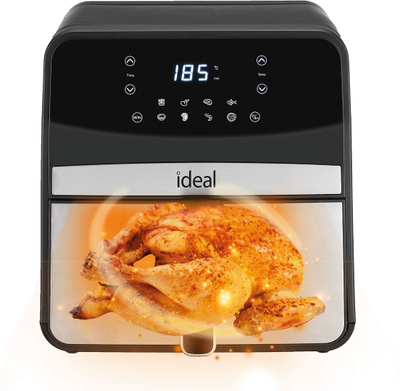 Fritezë me ajër Eldom IK1501, 6.5L, 1800W, e zezë argjend