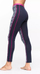 Leggins termikë për gra Kari Traa Floke Pant W, lesh merino, prerje e ngushtë, blu me motive