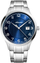 Orë burrash Adriatica A8316.5125Q, xham safiri, çelik inox, argjend