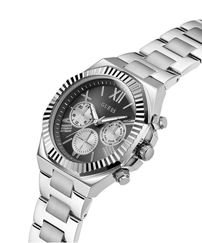 Orë për meshkuj Guess Equity GW0703G1, e argjendtë