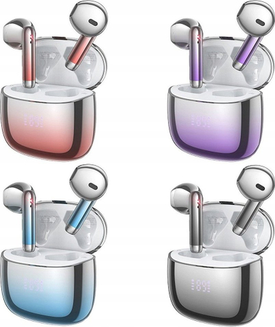 Kufje pa tela Hoco EW62, Bluetooth 5.4, TWS in ear, ngjyrë argjendi