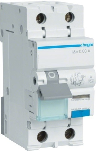 Ndërprerës i qarkut të rrymës Hager Polo, IP2X, 16 A, 6 kA, 50 Hz, i bardhë