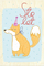 Kartolinë druri Milin Card Birthday Fox, me dhelpër për ditëlindje, ngjyrë kafe natyrale