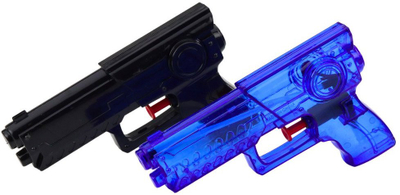 Set pistoletash me ujë Police, 2 copë, plastike, blu dhe e zezë