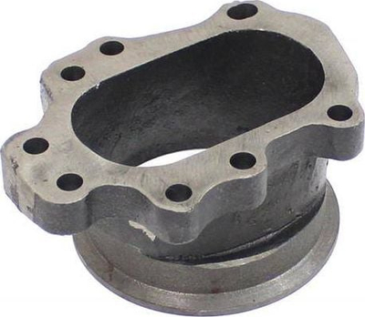 Downpipe TurboWorks_D, Flanxhë T25 T28 GT25 GT28 me 3" V Band, gize