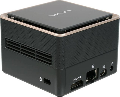 Mini PC barebone ECS LIVA Q3 Plus, AMD Ryzen Embedded R1505G, 4K, i zi
