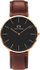 Orë për meshkuj Daniel Wellington Classic 40 St Mawes RG Black DW00100124, e kaftë