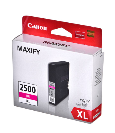 Fishek boje Canon PGI-2500XLM, magenta, kapacitet i madh