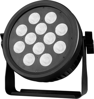 Reflektor skenik Light4Me CREE ALU QUAD PAR 12, 12 LED RGBW, DMX, gri