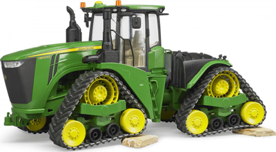 Traktor lodër Bruder John Deere, i gjelbër