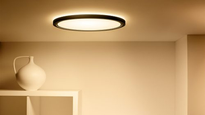 Plafonierë LED Superslim Ceiling, 32W, inteligjente, e zezë