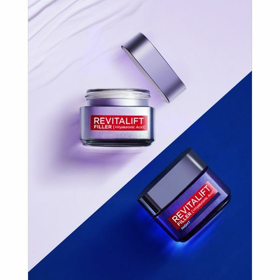 L'Oréal Paris Revitalift Filler HA Дневна крема против стареење, 50 ml