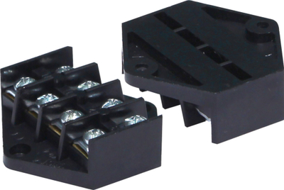 Pllakë degëzuese ORNO OR-LZ-8206/4/4, 4 pole, deri 4mm², e bardhë