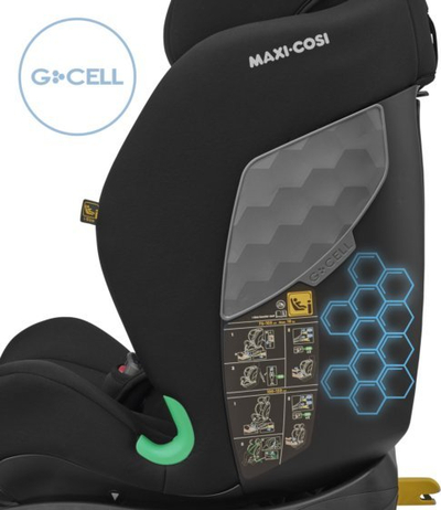 Автоседиште Maxi-Cosi Titan i-Size, група 1-2-3, погодно од 15 месеци до 12 години, црно