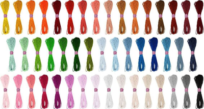 Fije qëndisje Titanum Embroidery Floss, set me 50 ngjyra, 8 m