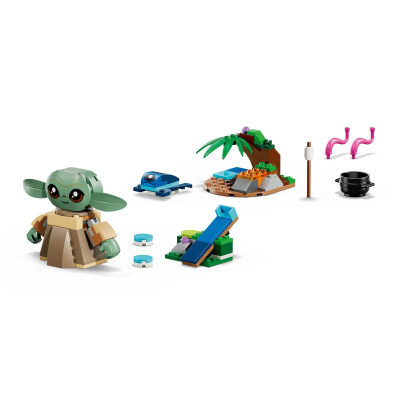 Set ndërtimi LEGO Star Wars Grogu’s Homestead 75443, 107 pjesë, 4+