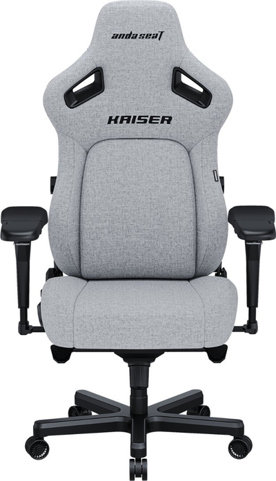 Karrige lojrash AndaSeat Kaiser 4 Series, madhësia L, material liri, gri e çelët