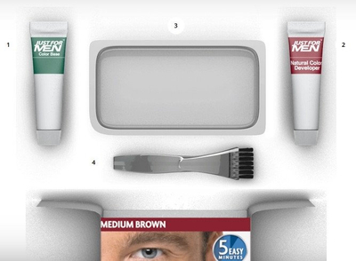 Ngjyrë për mjekër dhe mustaqe Just For Men Moustache & Beard M-10, Sandy Blonde, e çelët