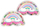 Set rruaza Icom Polska Beads In A Case, shumëngjyrëshe, për bizhuteri, Rainbow