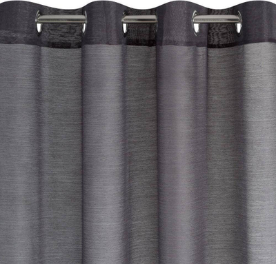 Perde Eurofirany Nena 322027, 140x250cm, 100% poliester, gri e errët