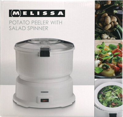 Qëronëse patatesh dhe tharëse sallate Melissa 16220008, 85W, 1kg, e bardhë