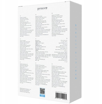 Power bank Proove Moon Rock, 10000mAh, 22.5W, gri