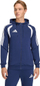 Bluzë me kapuç Adidas Tiro26 League, me zinxhir komplet, fleece, blu e errët