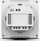 Termostat dhome Tech Controller ST-297V3, flush-mounted, ekran xhami 3 mm, i bardhë