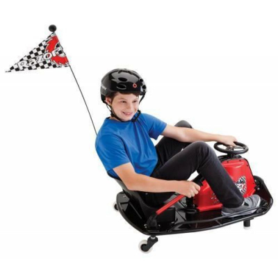 Kart elektrik Razor Crazy Cart 20173861 me bateri litiumi, 250W, 19 km/h, kuqezi