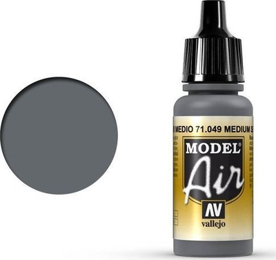 Ngjyrë akrilike Vallejo Model Air Sea Grey, 17ml, mat, gri