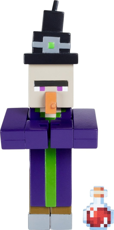 Figurë loje Educa Borras Minecraft, 8 cm, me nyje që lëvizin, shumëngjyrëshe