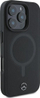 Kuti telefoni Mercedes me lëkurë të lëmuar për iPhone 16 Pro Max, 6.9", MagSafe, e zezë