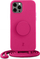 Mbrojtëse telefoni Just Elegance PopGrip për iPhone 12 12 Pro, TPU, me orkide, rozë