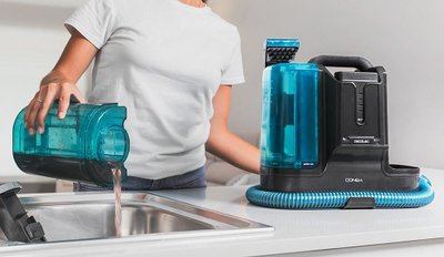 Fshesë me korrent Cecotec Conga Carpet &amp; Spot Clean Liberty, multi-ciklonike, 150W, e zezë