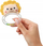 Вртлива играчка Babyono лав, 0m+, без BPA, повеќебојна