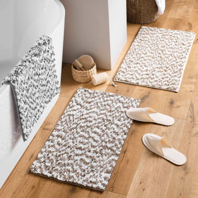 Tapet banjoje Douceur d'intérieur, mikrofiber, 45x75 cm, bezhë