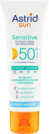 Krem kundër diellit SPF 50+ Astrid, 50 ml