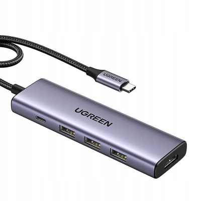 Dock HDMI Revodok 6 in 1, 4K 60Hz, për laptop