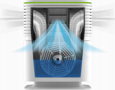 Humidifikues ajri Venta AeroStyle 8072000, për dhoma deri 70 m², avullim i ftohtë, i bardhë